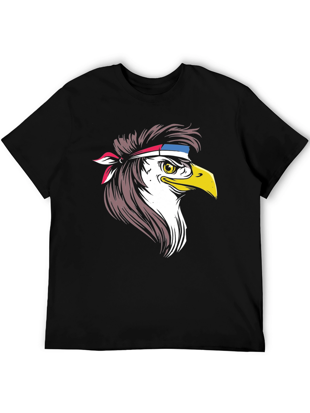 Patriotic Eagle Graphic T-Shirt