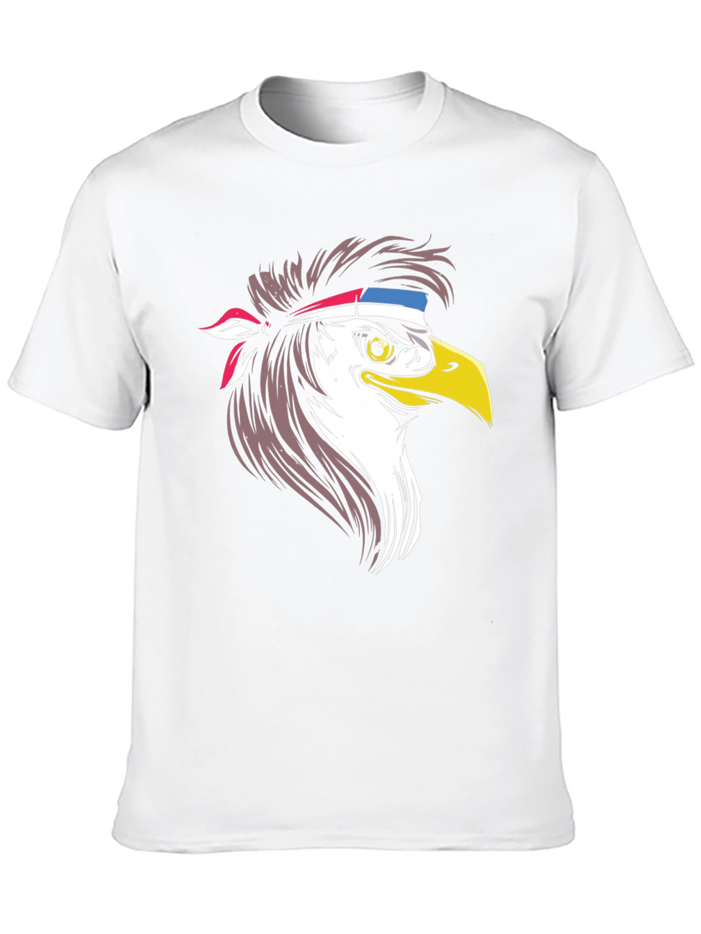 Patriotic Eagle Graphic T-Shirt
