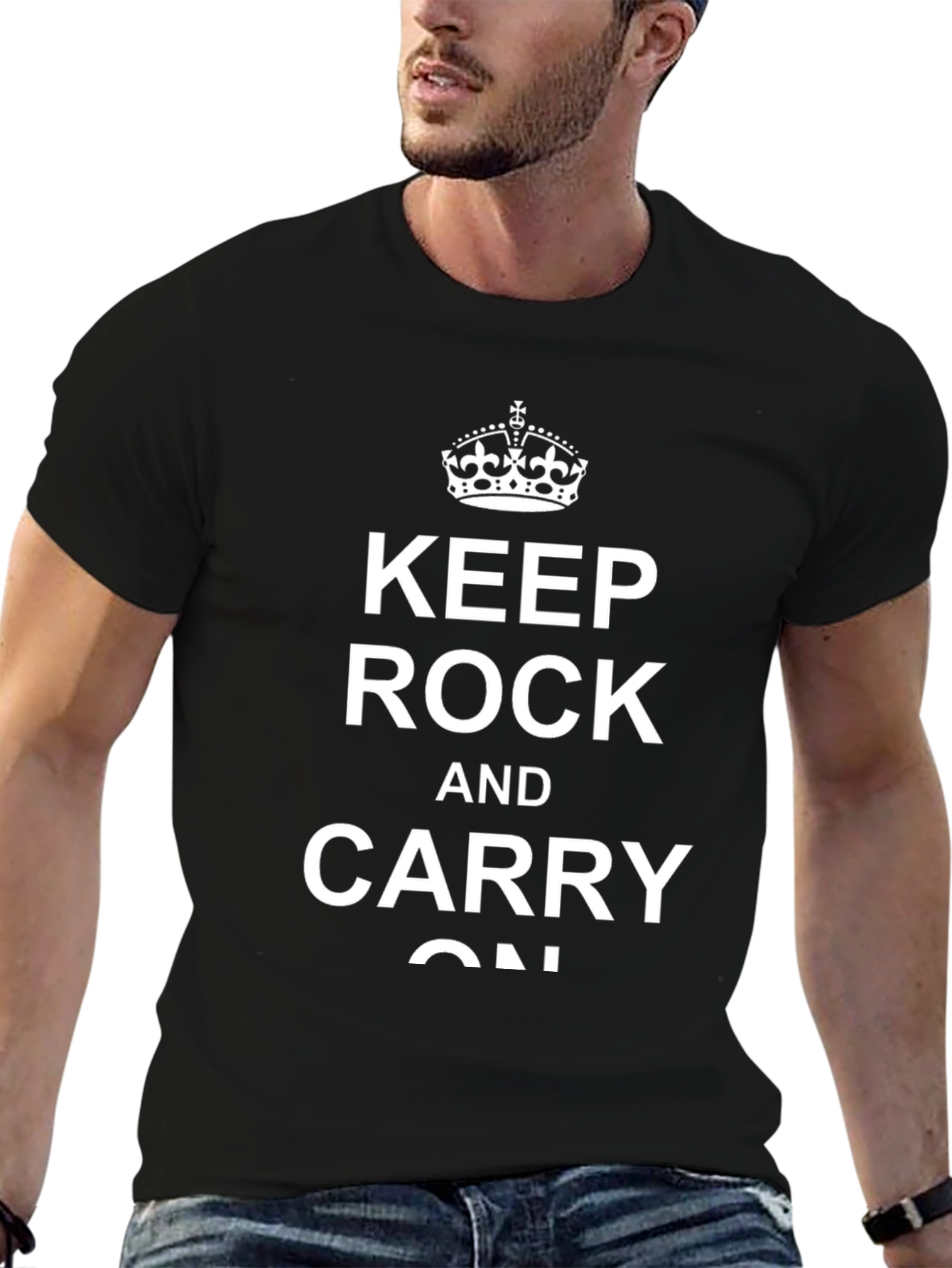 Keep Rock and Carry On Graphic Tee