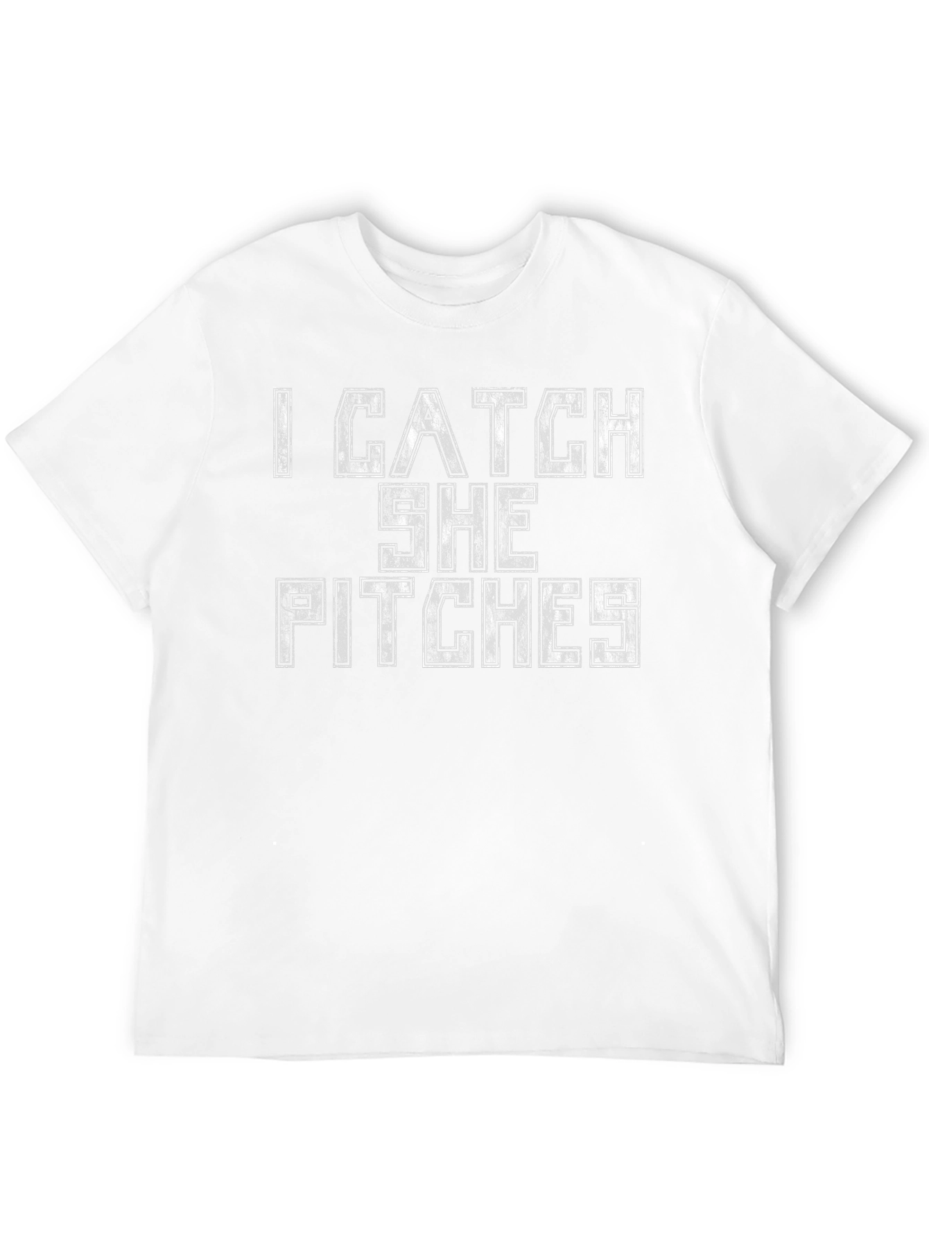 I Catch She Pitches Graphic T-Shirt
