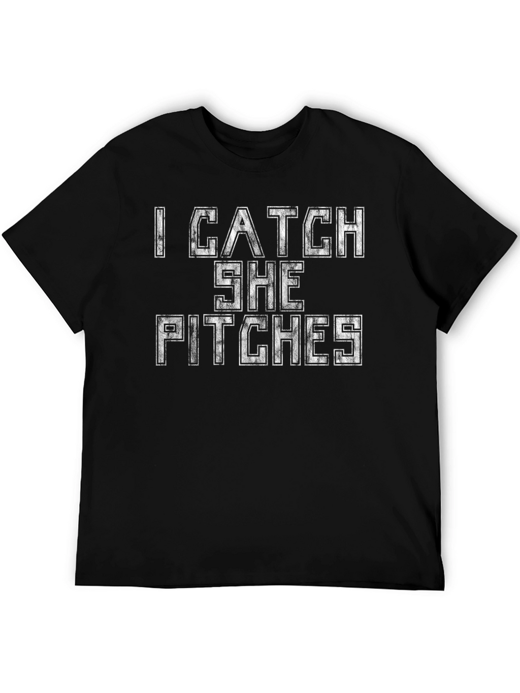 I Catch She Pitches Graphic T-Shirt