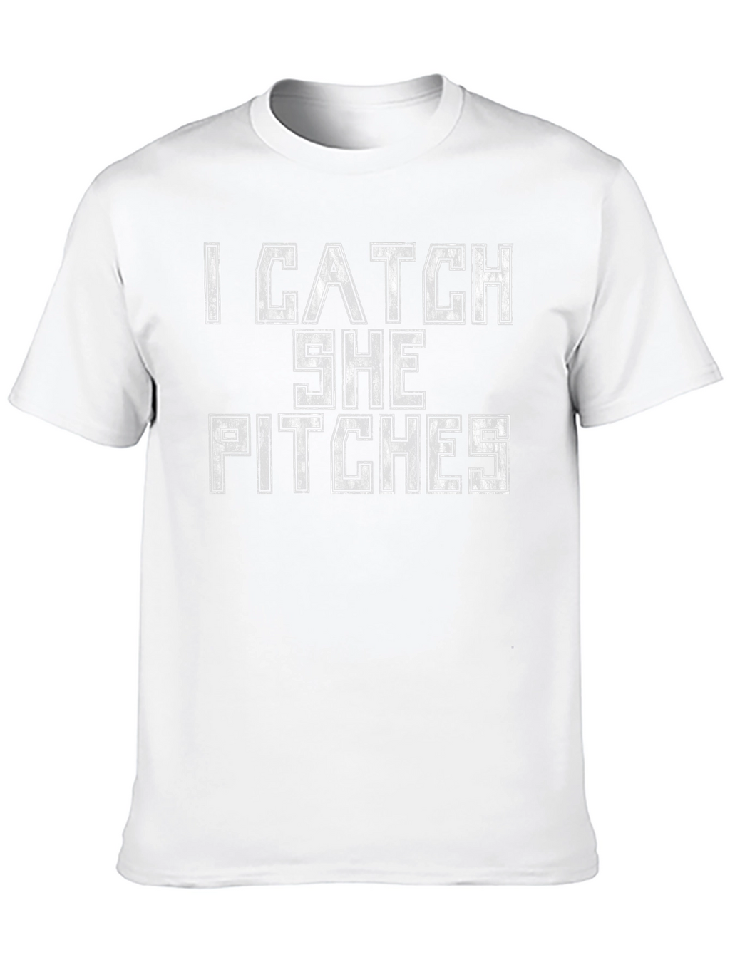 I Catch She Pitches Graphic T-Shirt