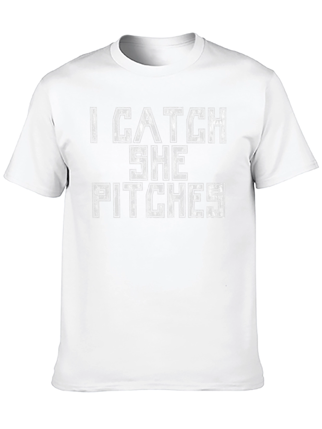 I Catch She Pitches Graphic T-Shirt