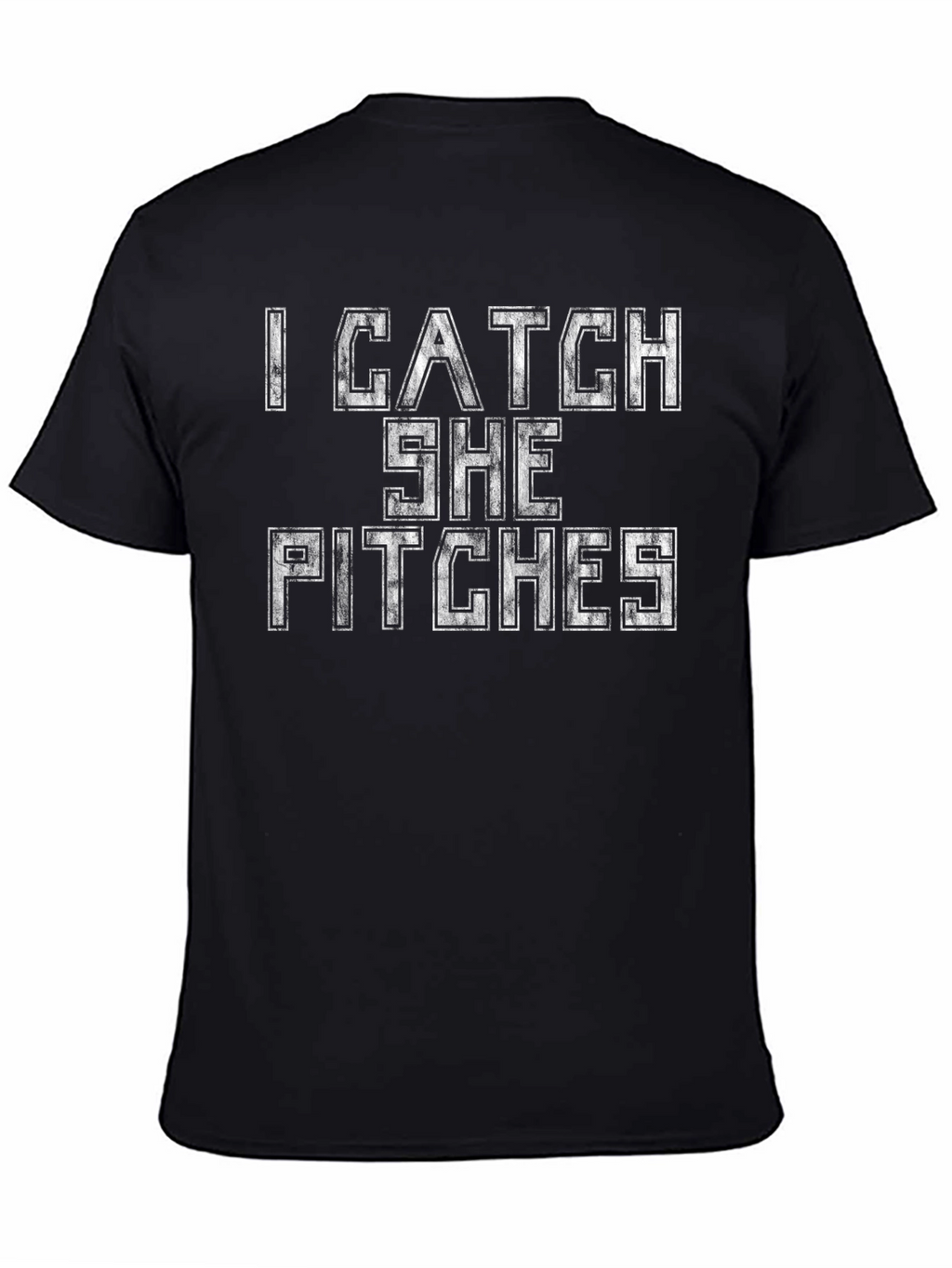 I Catch She Pitches Graphic T-Shirt