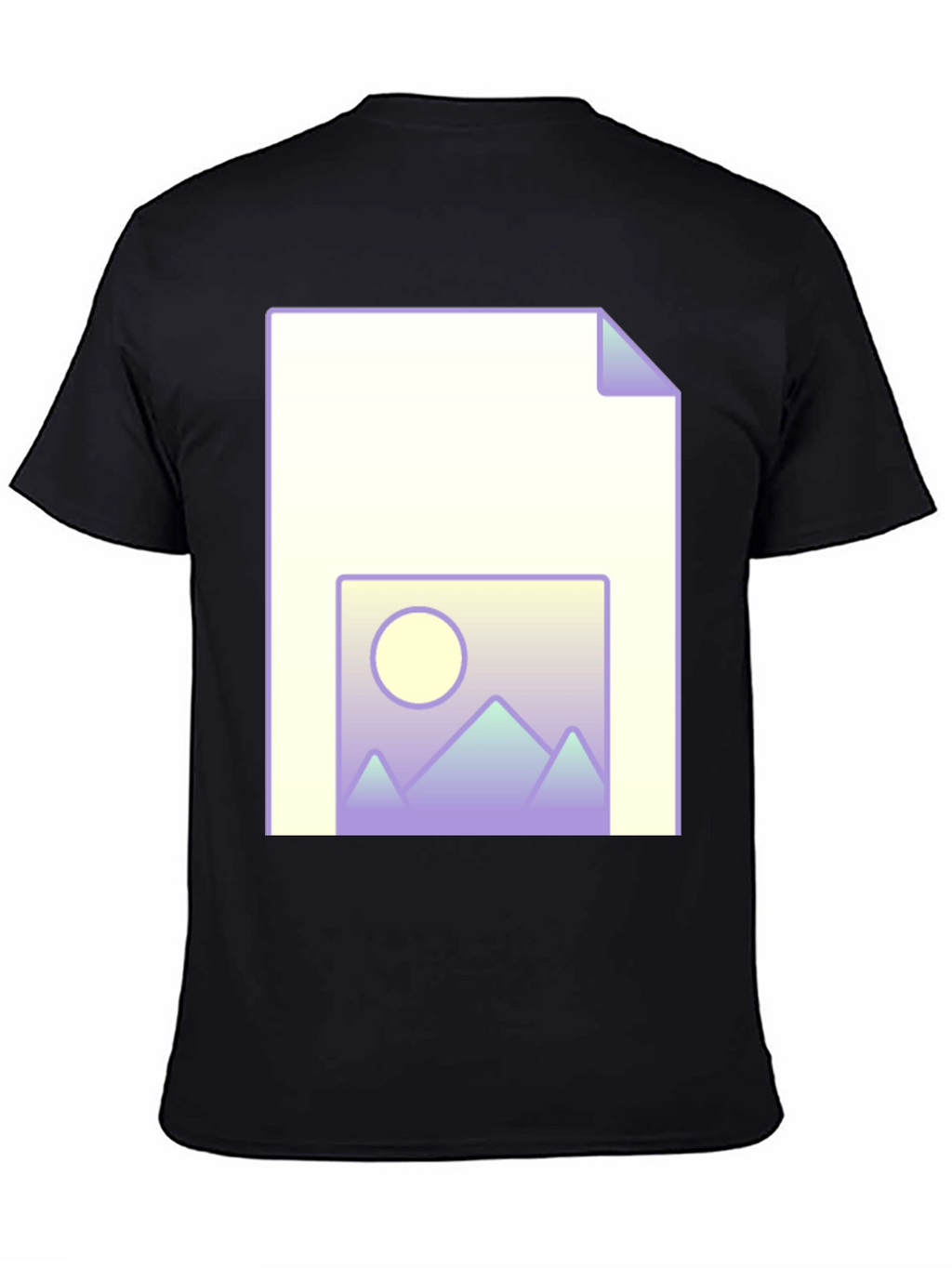 Geometric Landscape File T-Shirt