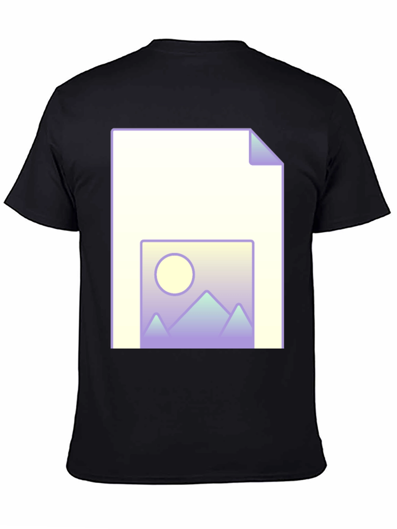 Geometric Landscape File T-Shirt