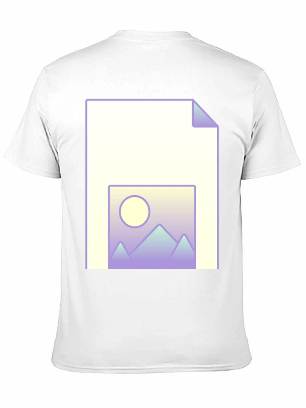 Geometric Landscape File T-Shirt