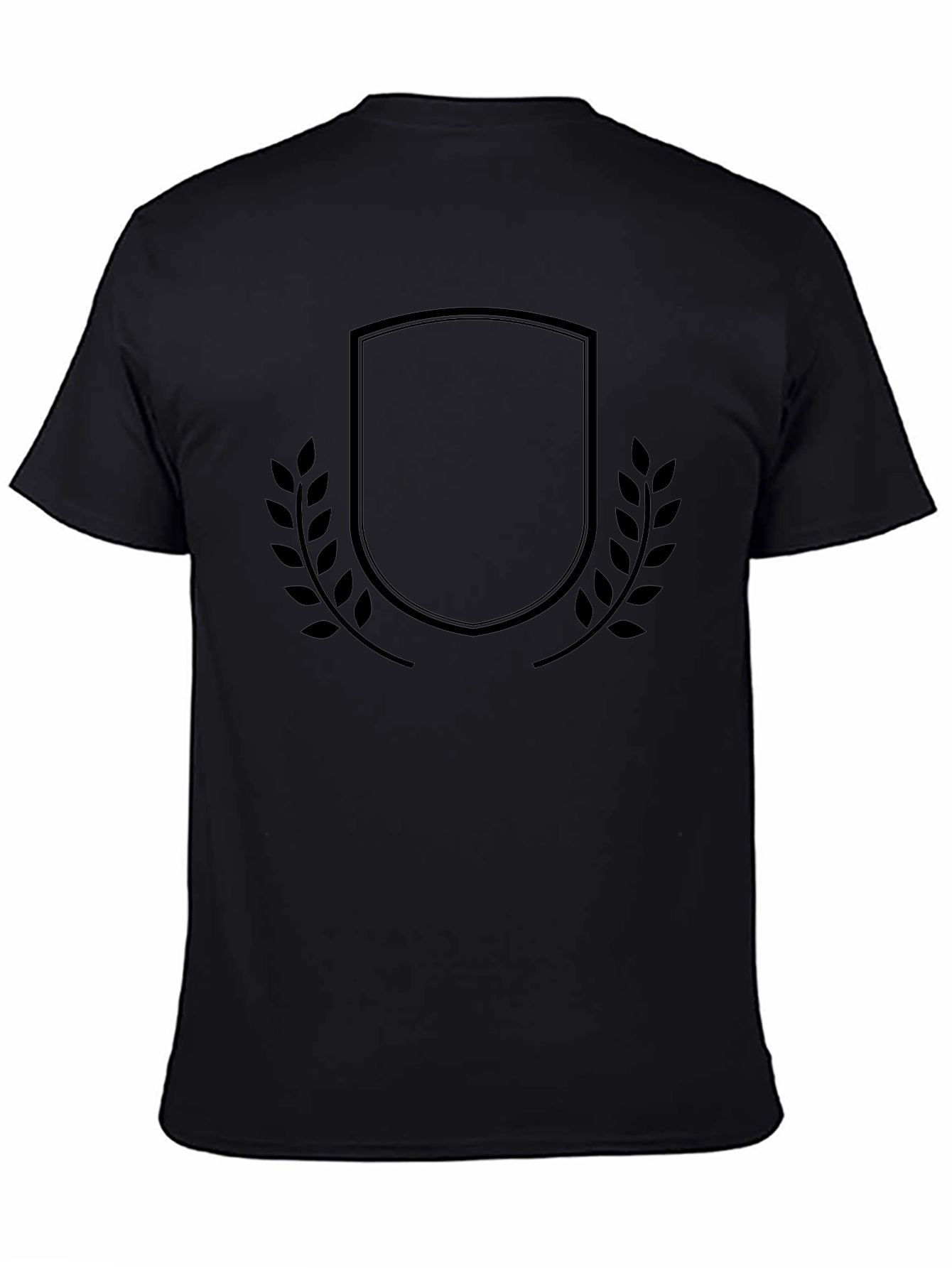 Black Crest Graphic Tee - Stylish Casual Wear