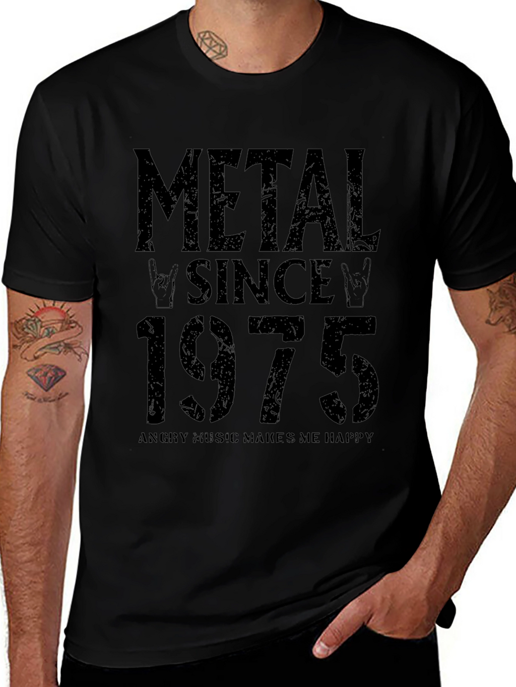 Metal Since 1975 Graphic T-Shirt