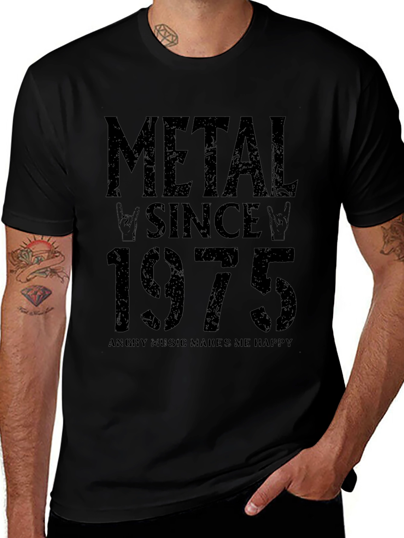 Metal Since 1975 Graphic T-Shirt