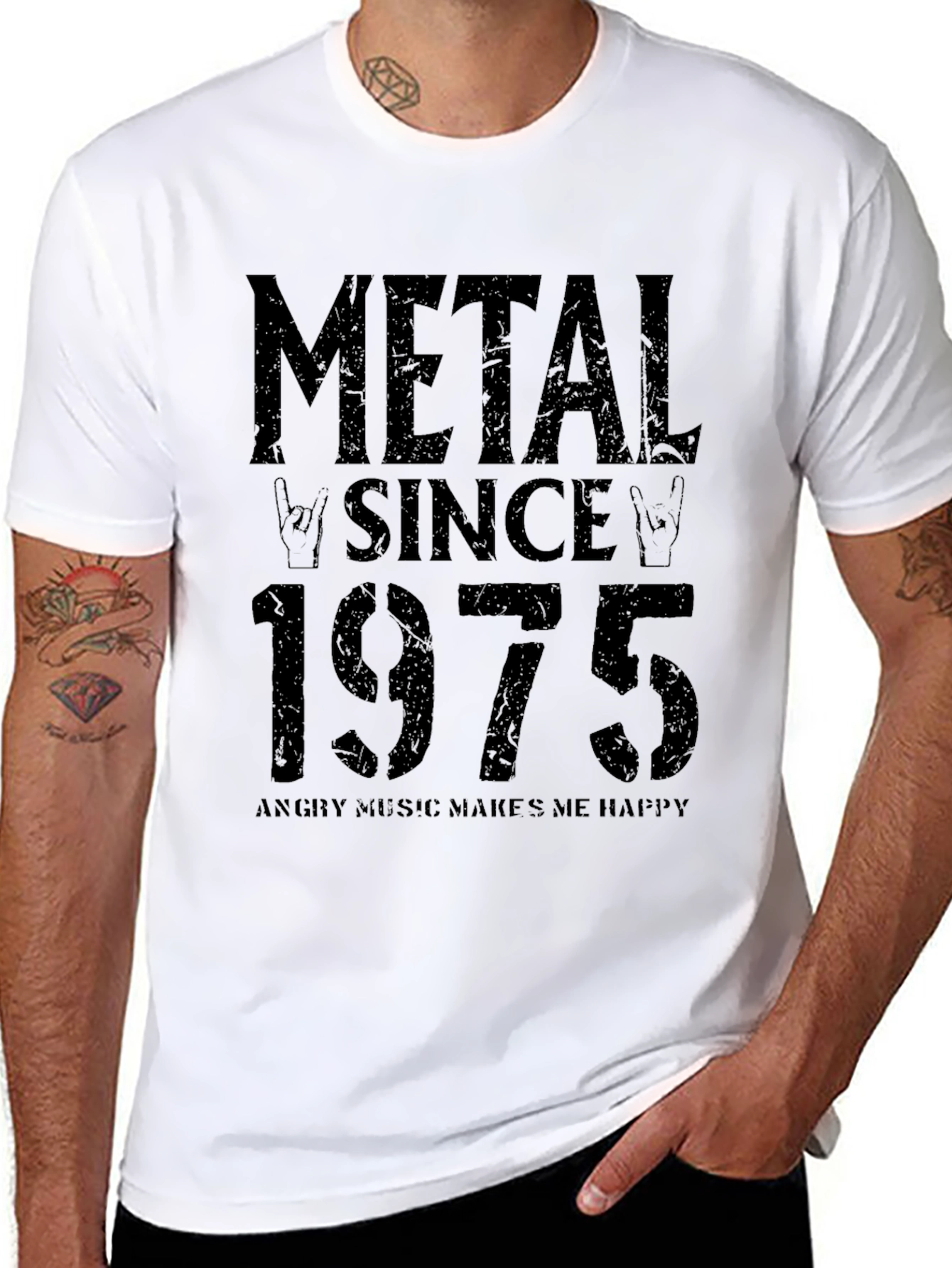 Metal Since 1975 Graphic T-Shirt