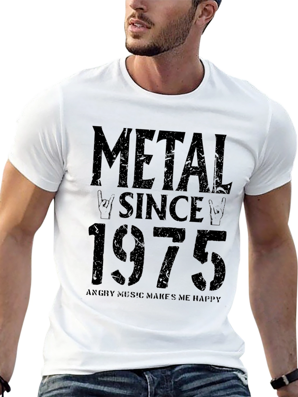 Metal Since 1975 Graphic T-Shirt