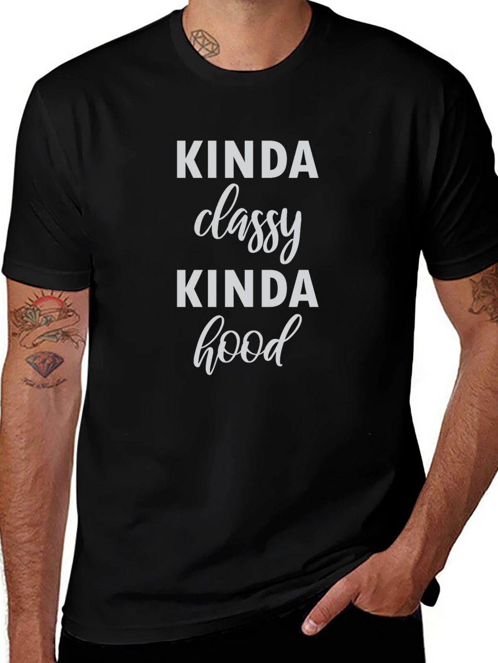 Kinda Classy Kinda Hood Graphic T-Shirt