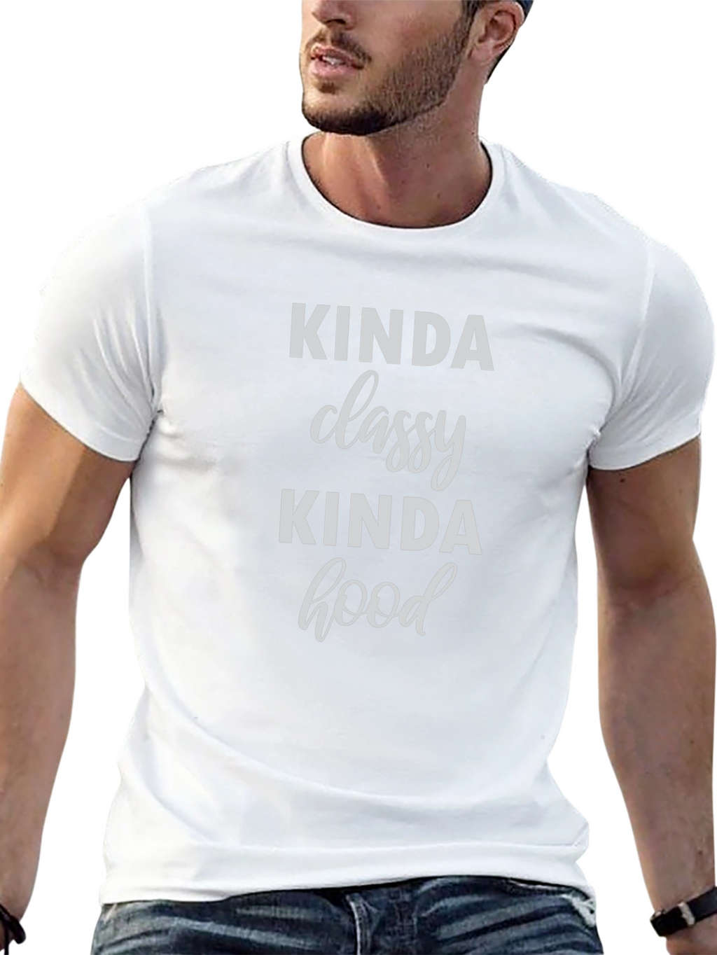 Kinda Classy Kinda Hood Graphic T-Shirt