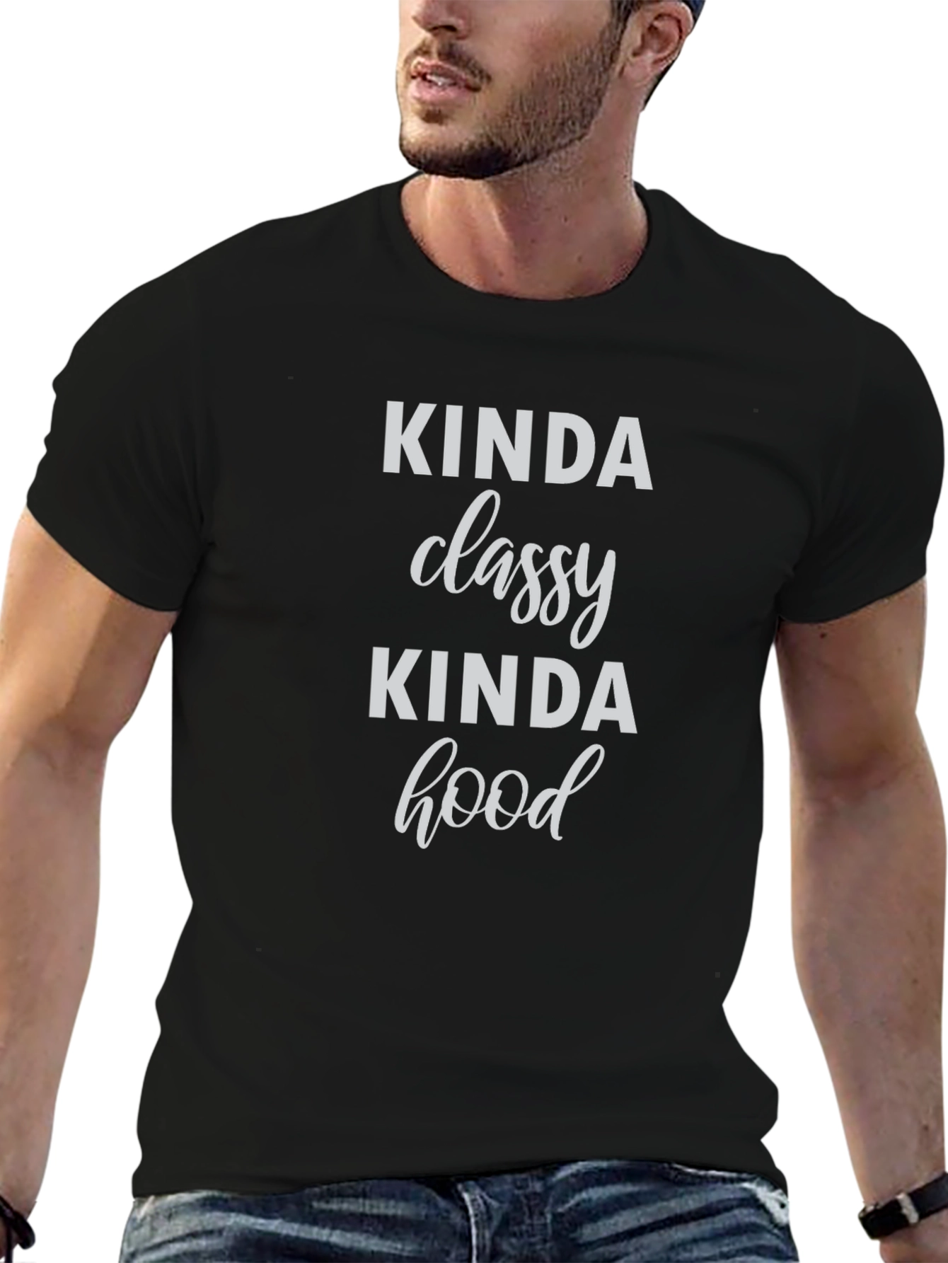 Kinda Classy Kinda Hood Graphic T-Shirt