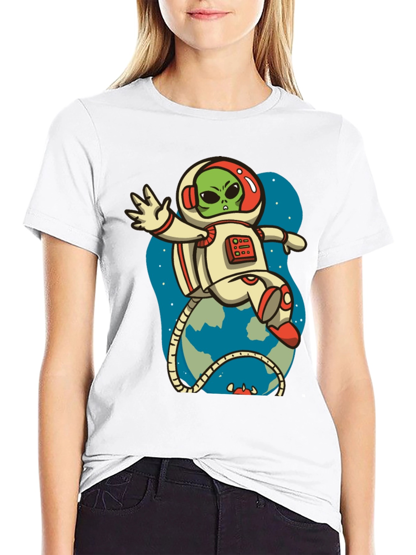 Alien Astronaut Graphic Tee