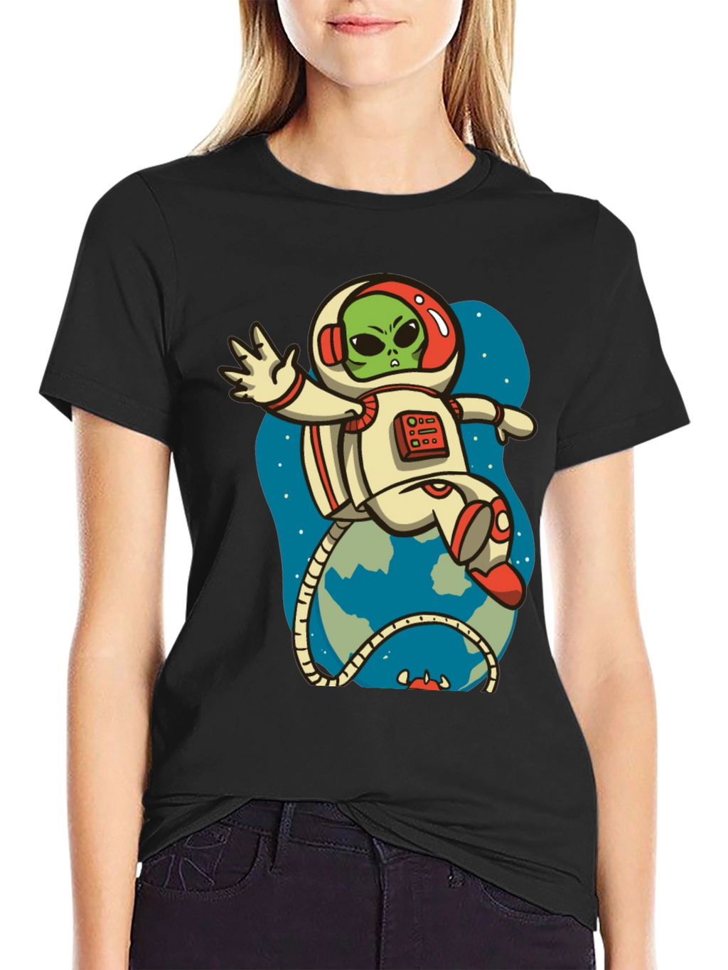 Alien Astronaut Graphic Tee