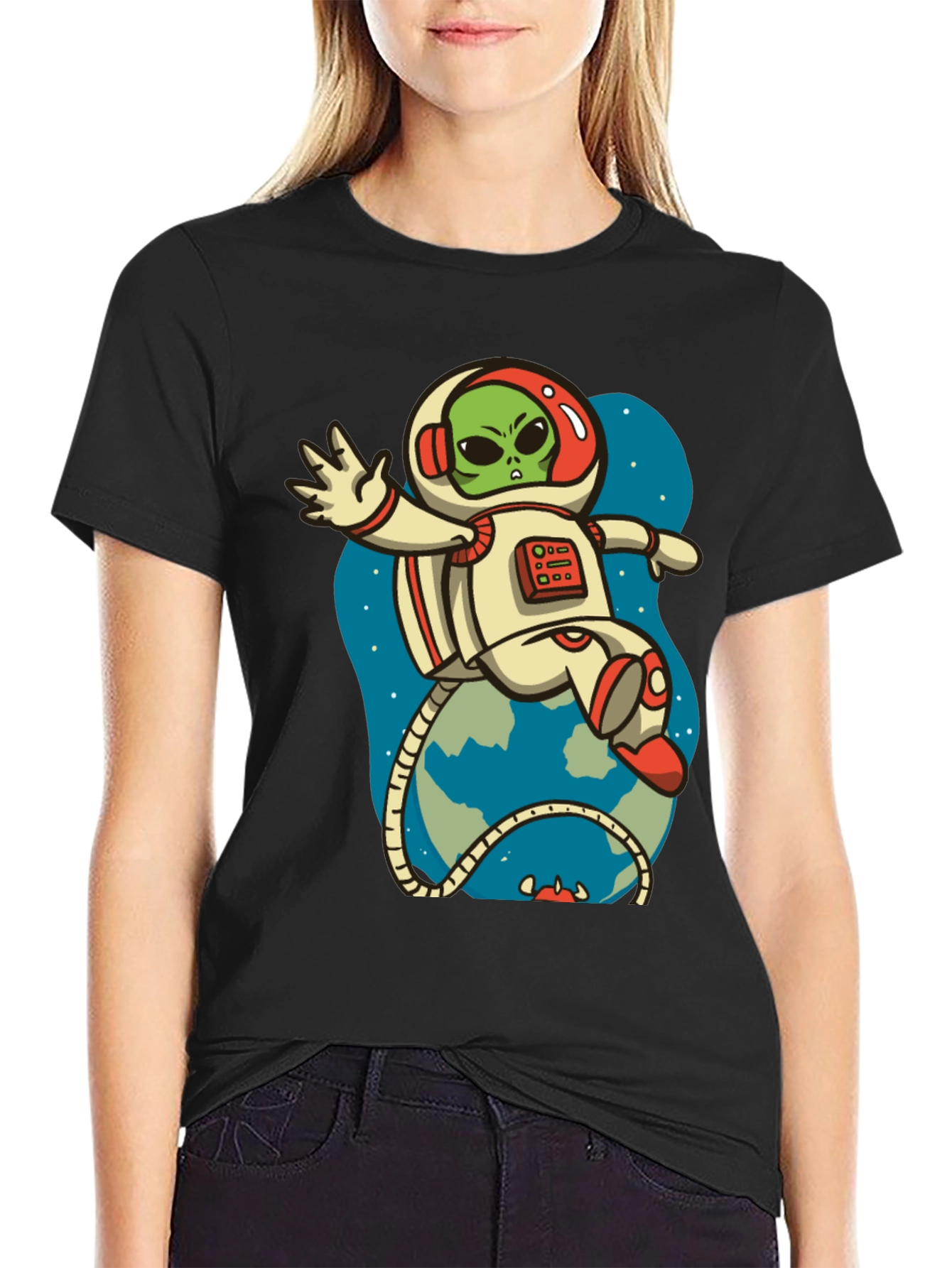 Alien Astronaut Graphic Tee