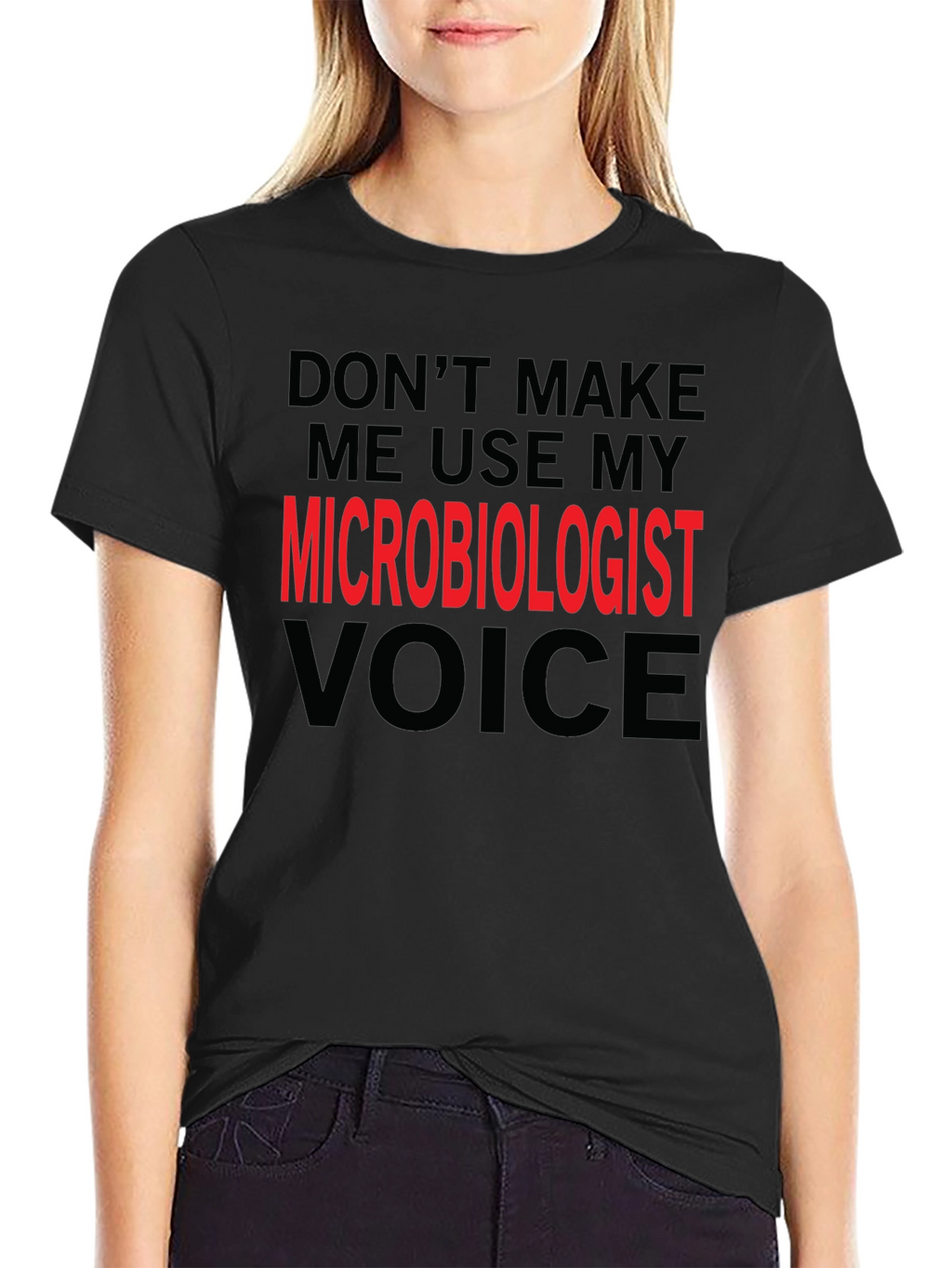 Microbiologist Voice T-Shirt Funny Science Tee