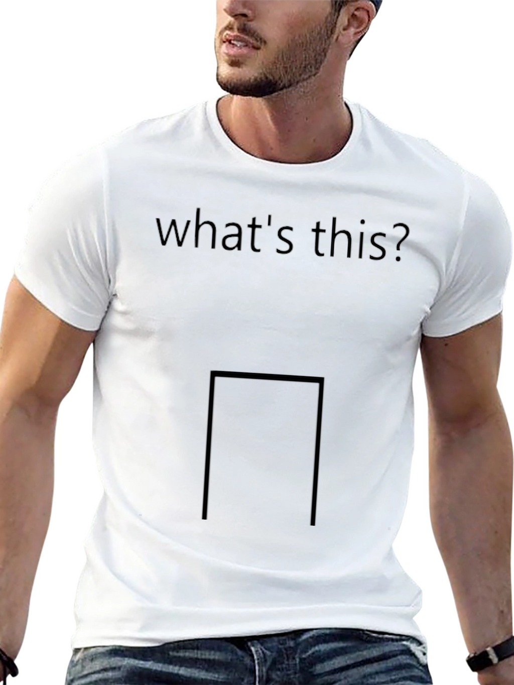 Mens Whats This? Graphic T-Shirt - Black