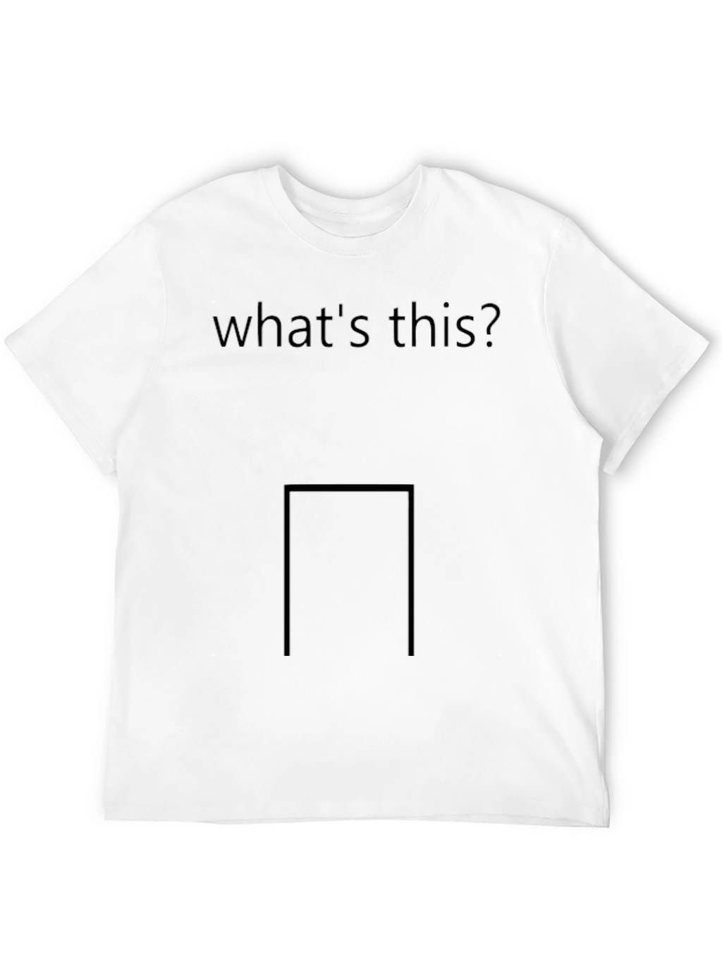 Mens Whats This? Graphic T-Shirt - Black