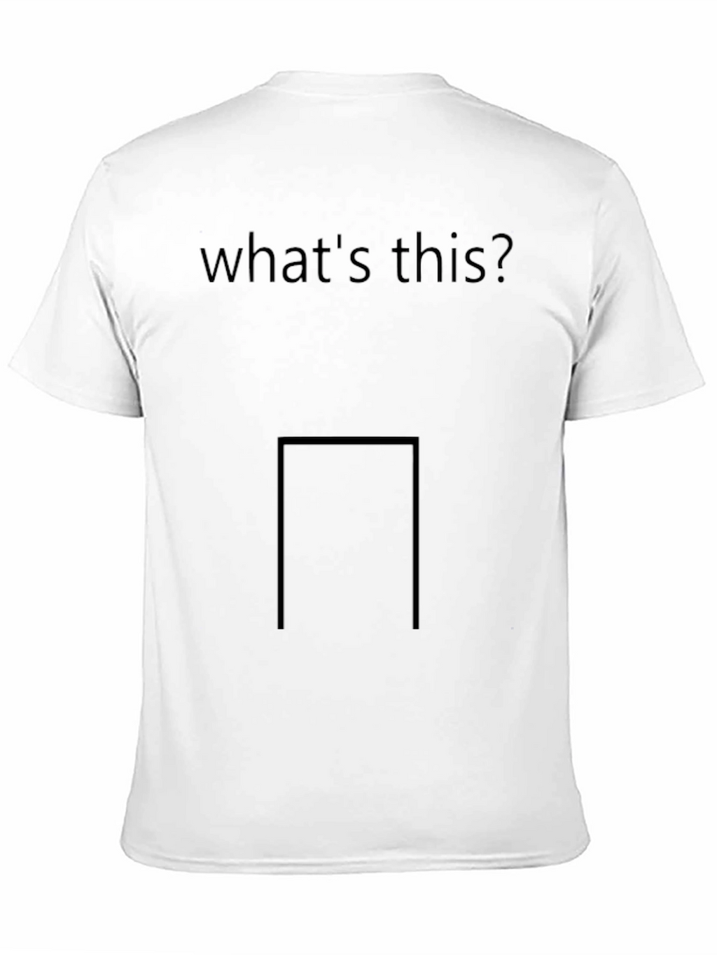 Mens Whats This? Graphic T-Shirt - Black