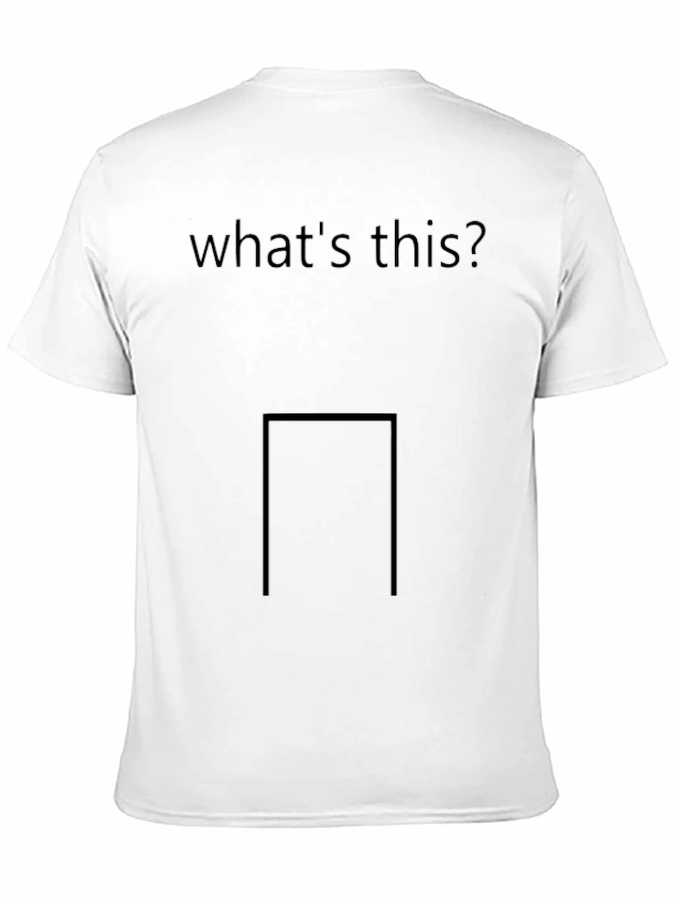 Mens Whats This? Graphic T-Shirt - Black