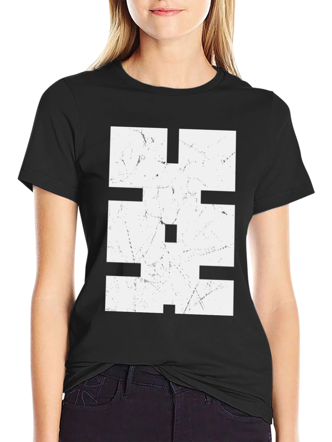Geometric Graphic Tee - Modern Minimalist Design