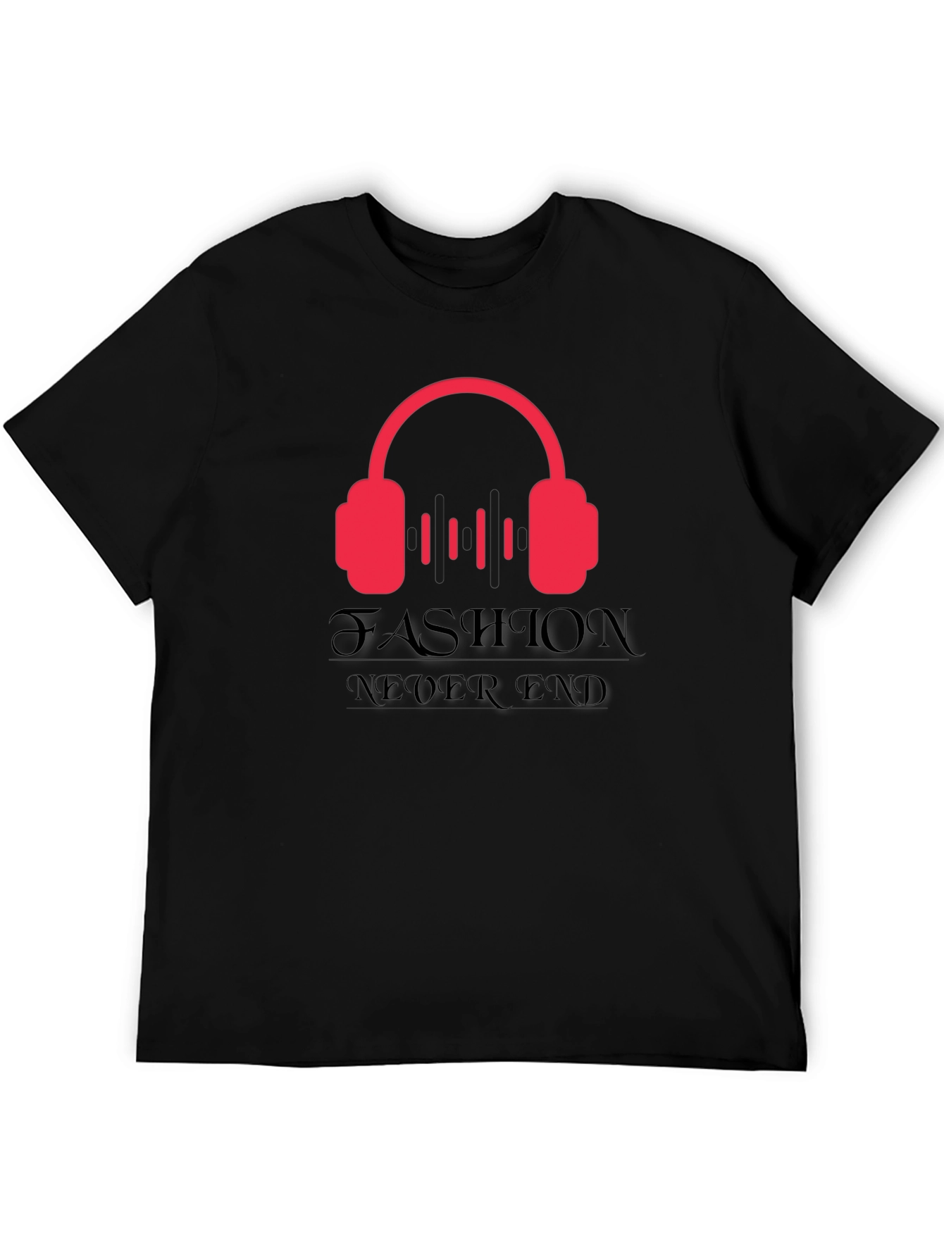 Mens Fashion Never Ends Graphic Tee
