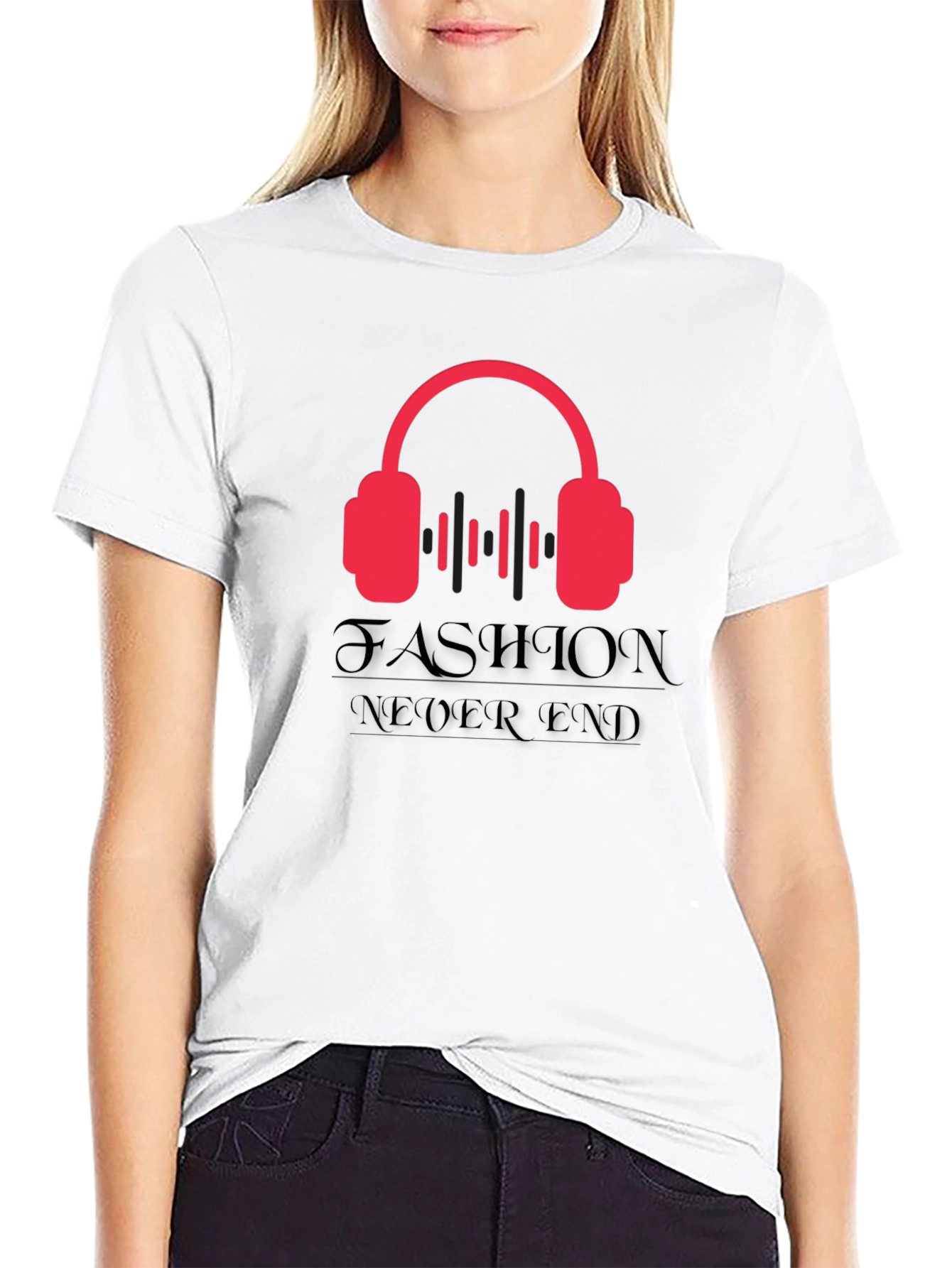 Mens Fashion Never Ends Graphic Tee