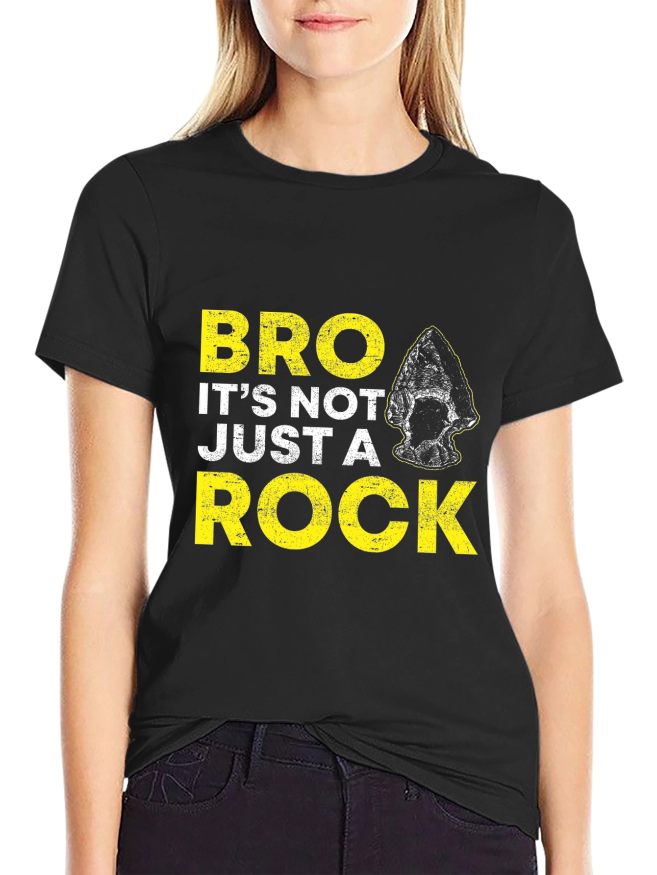 Bro Its Not Just a Rock Graphic T-Shirt