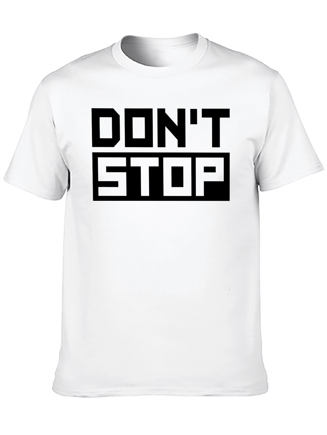 Dont Stop Black Graphic Tee