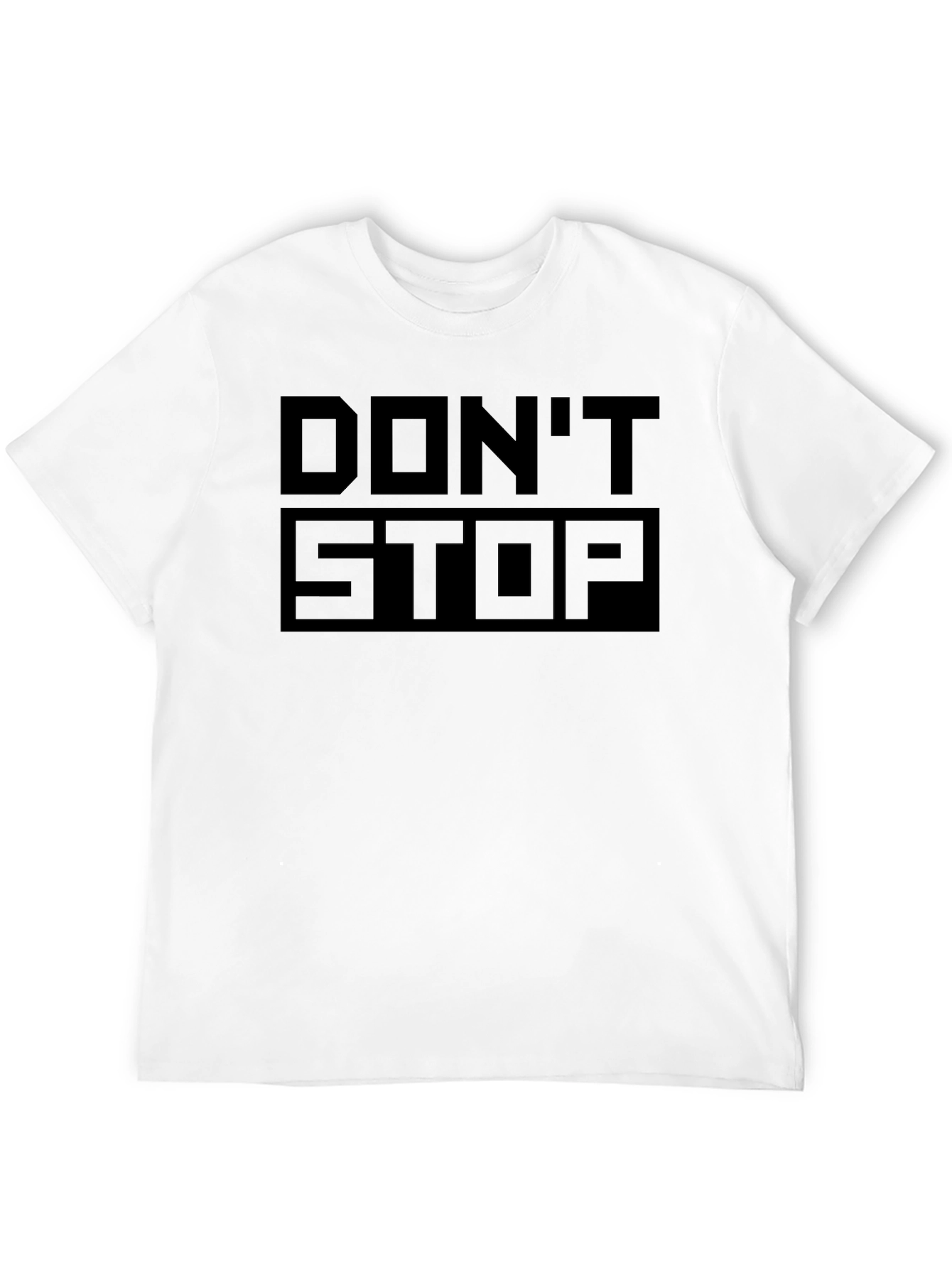 Dont Stop Black Graphic Tee