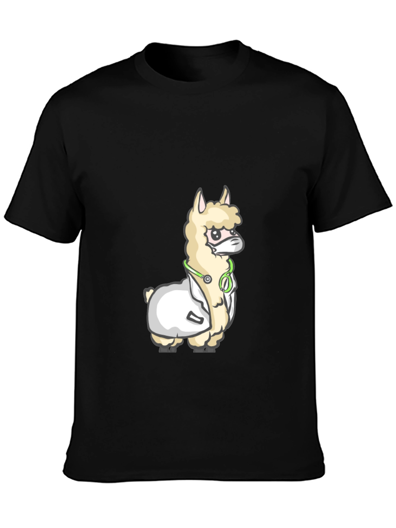 Llama Doctor T-Shirt - Funny Animal Graphic Tee