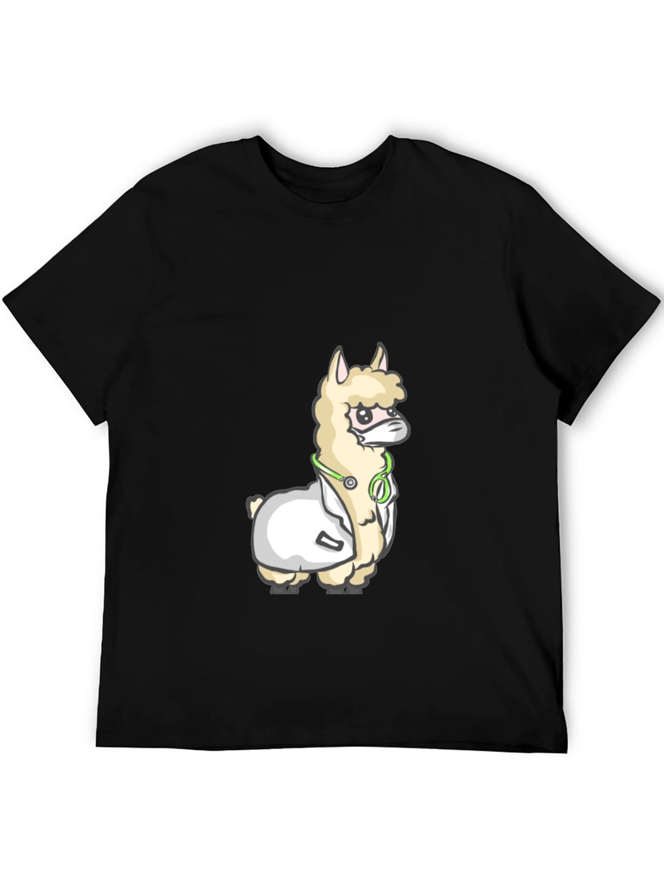Llama Doctor T-Shirt - Funny Animal Graphic Tee