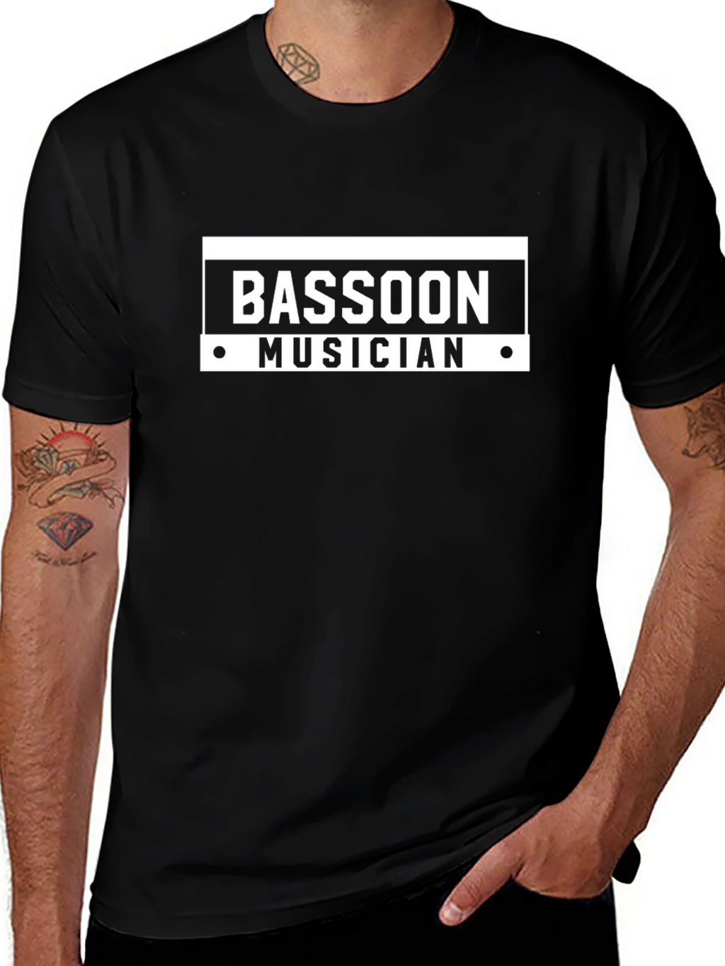 Bassoon Musician Graphic T-Shirt