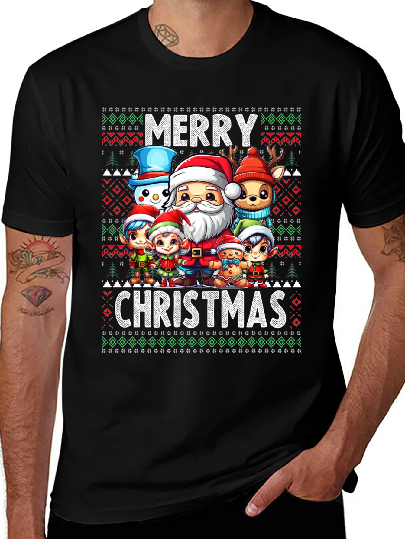 Merry Christmas Graphic T-Shirt