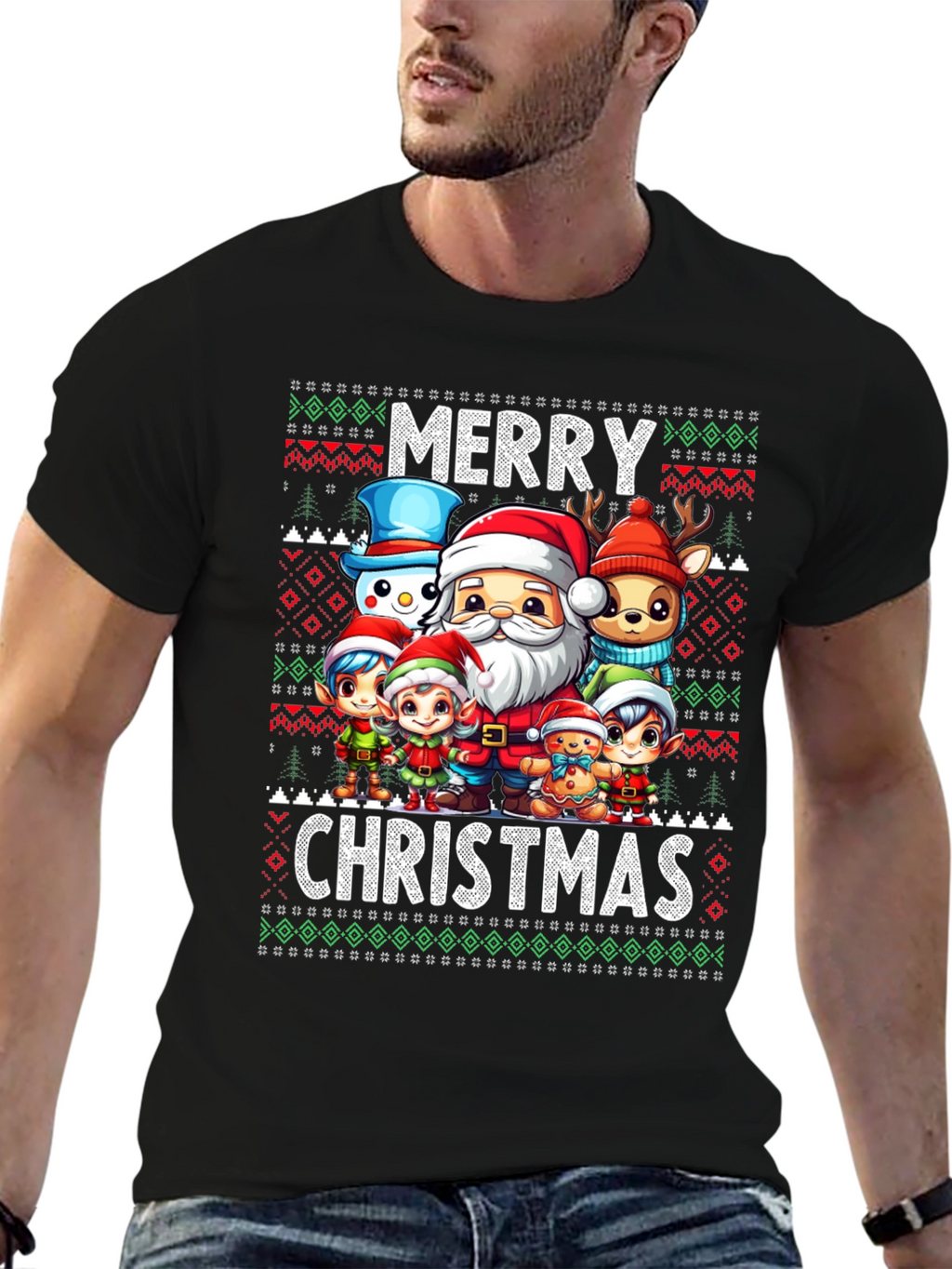 Merry Christmas Graphic T-Shirt