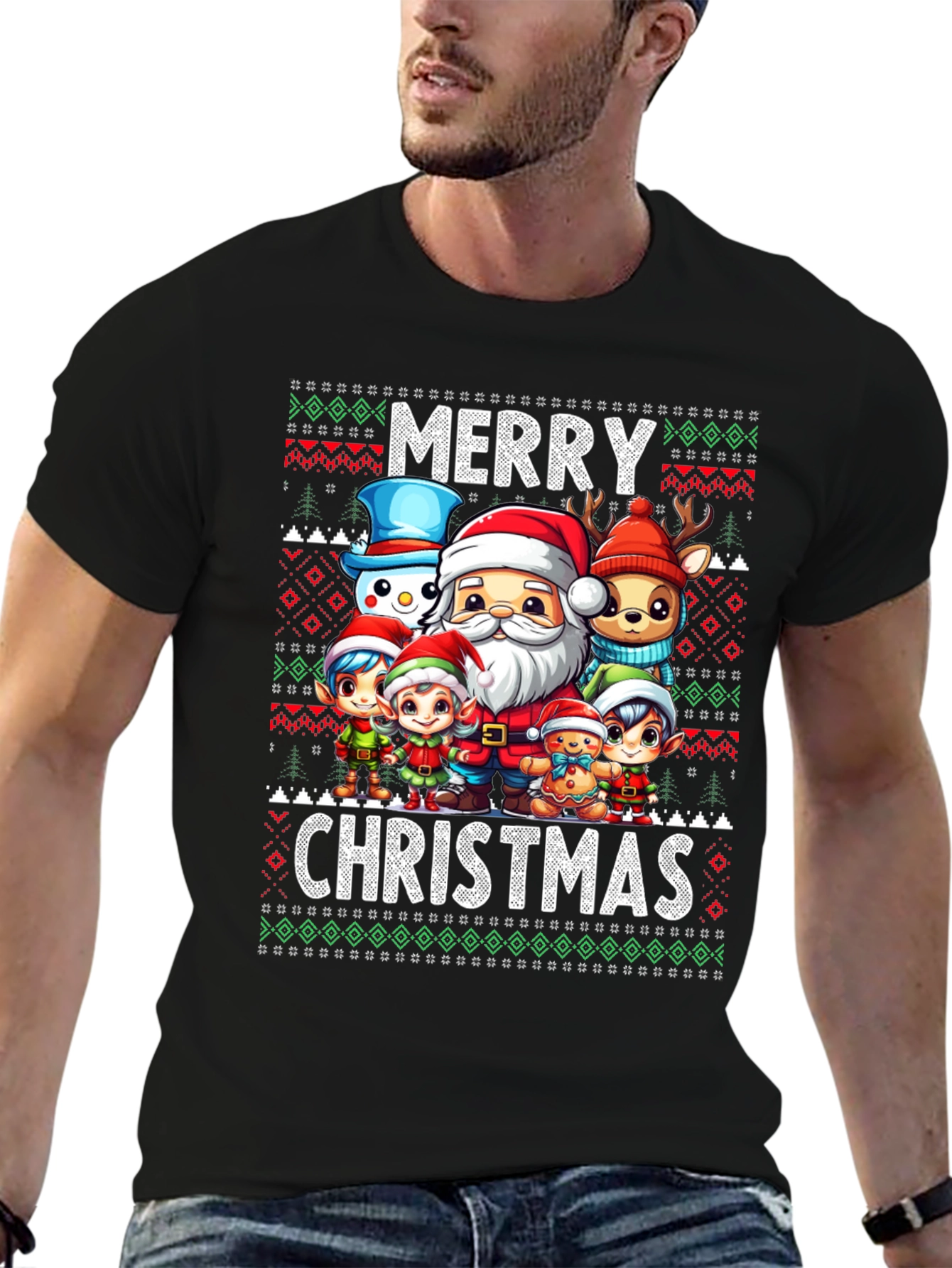Merry Christmas Graphic T-Shirt
