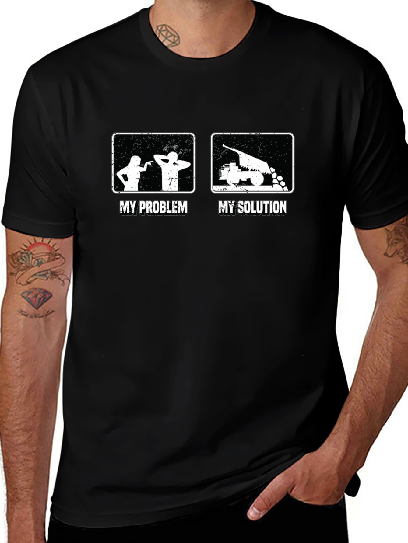 My Problem My Solution Funny T-Shirt