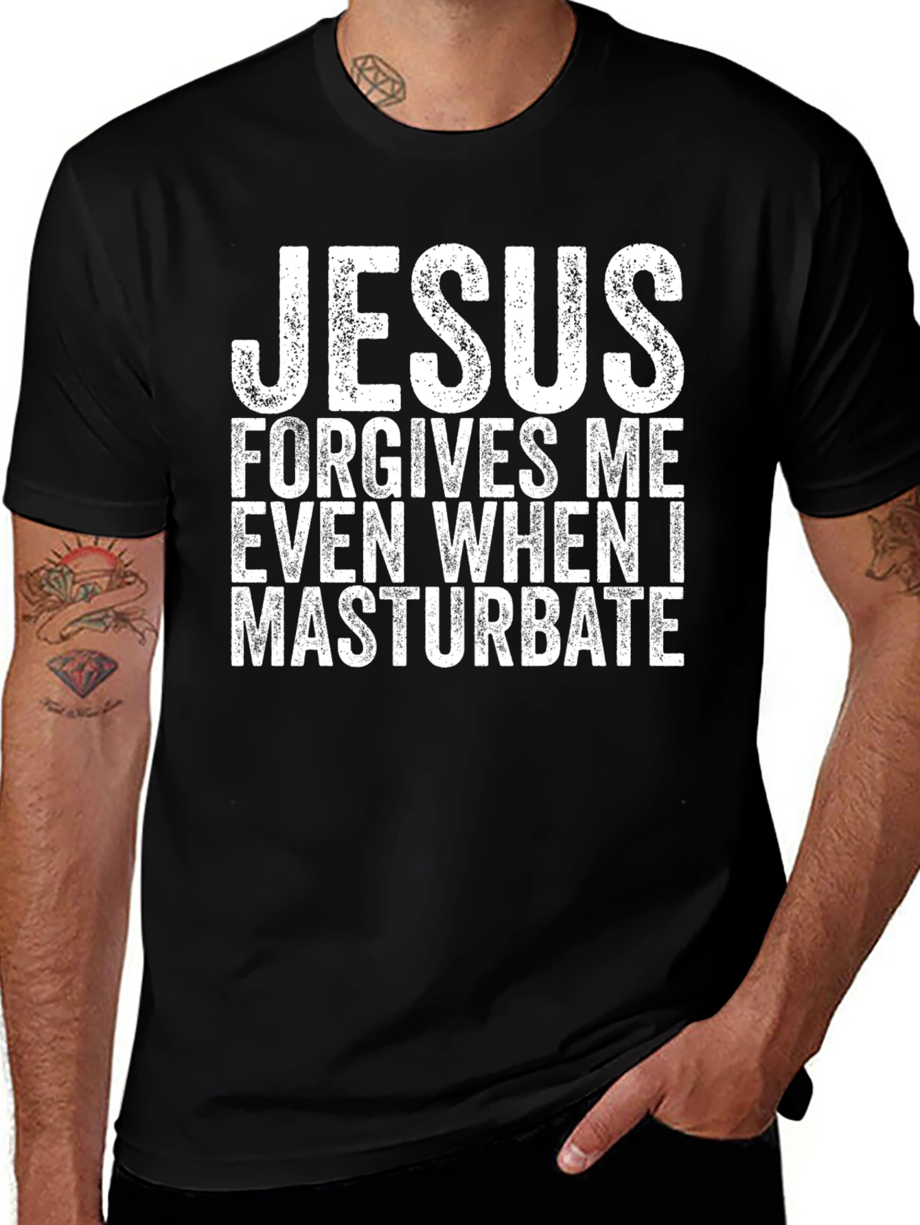 Jesus Forgives Me Even When I Masturbate T-Shirt