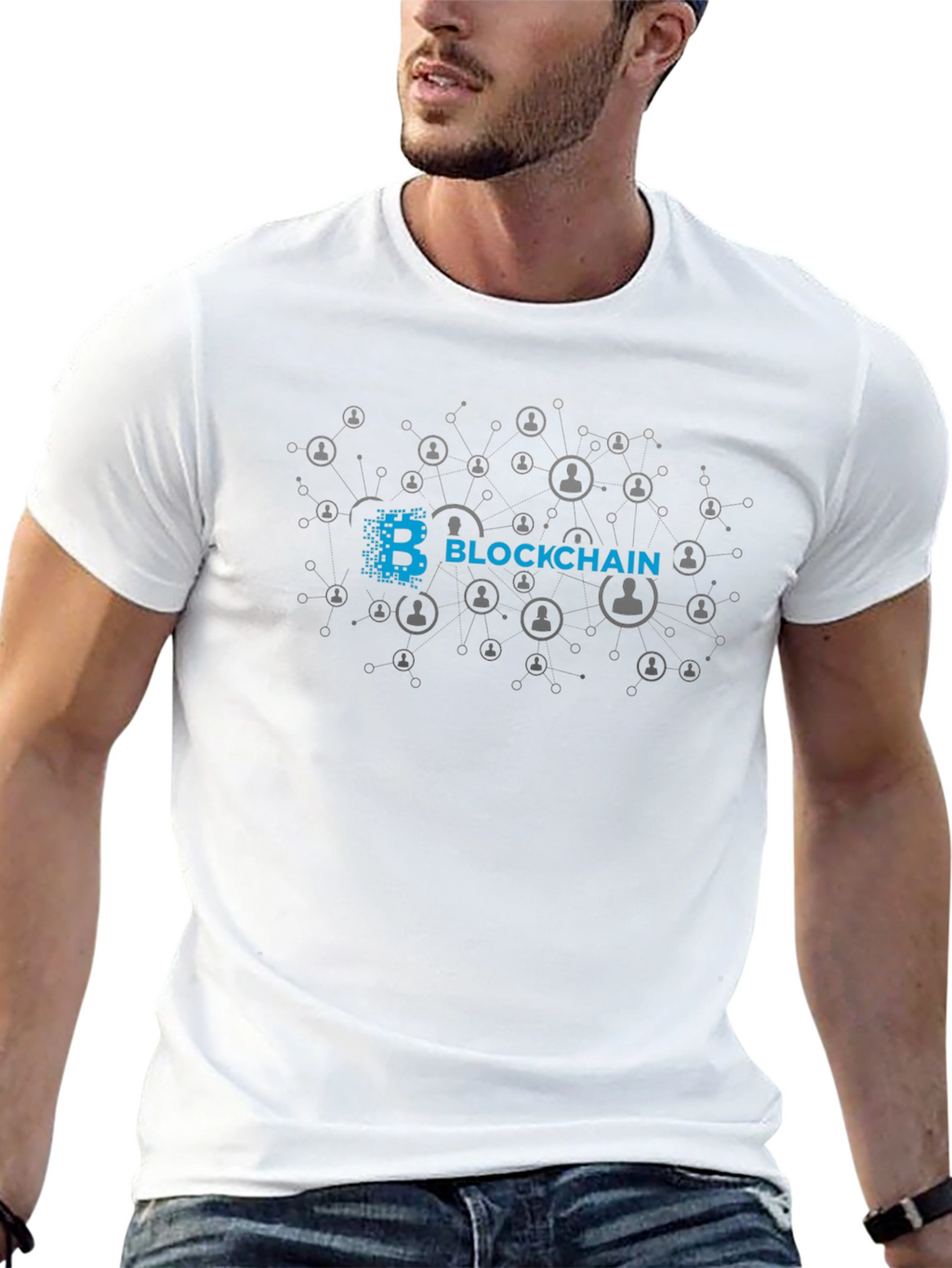 Blockchain Graphic T-Shirt - Black