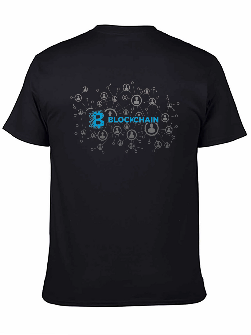 Blockchain Graphic T-Shirt - Black