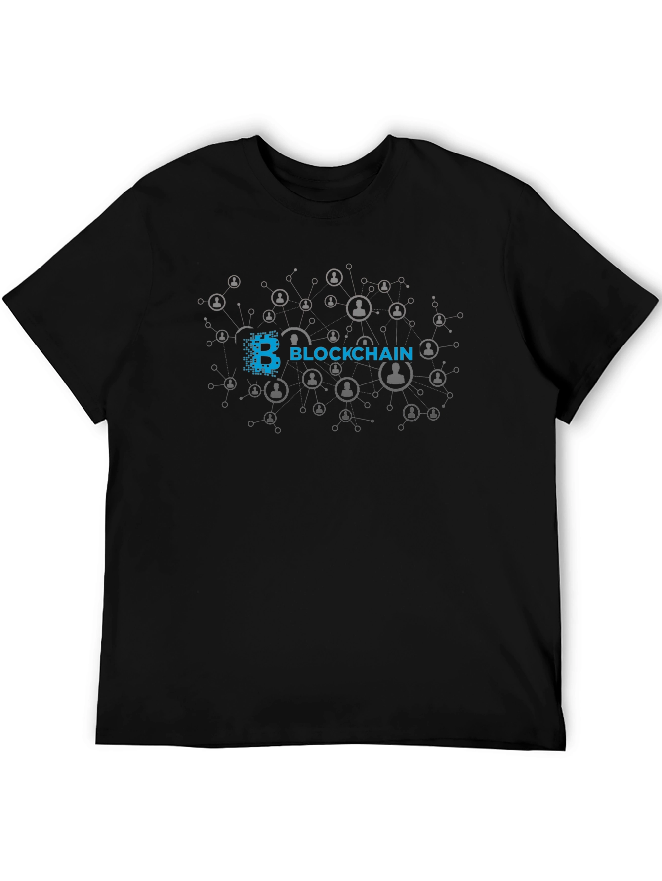Blockchain Graphic T-Shirt - Black