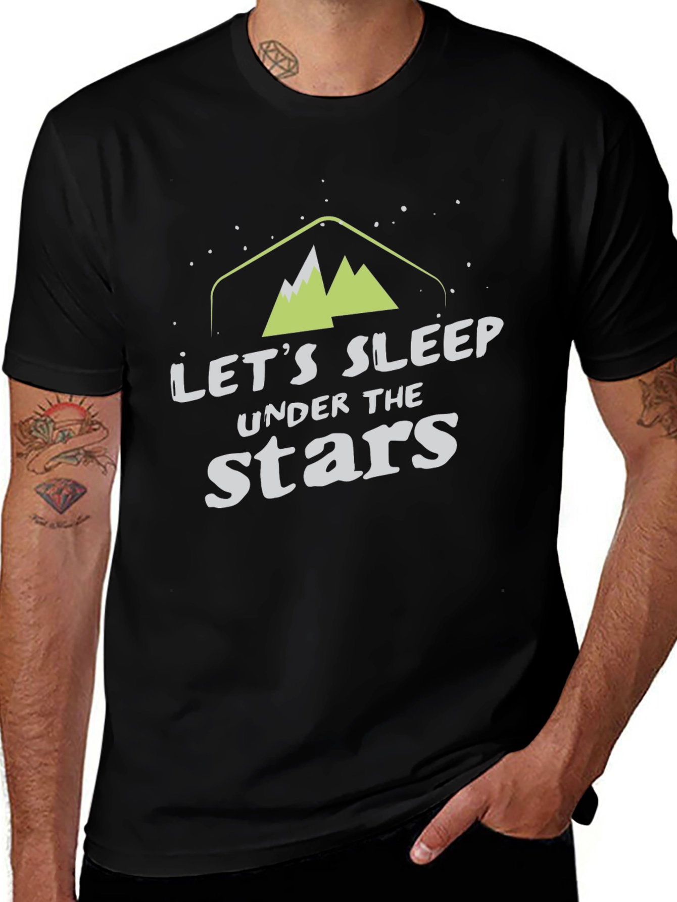 Lets Sleep Under the Stars Graphic Tee