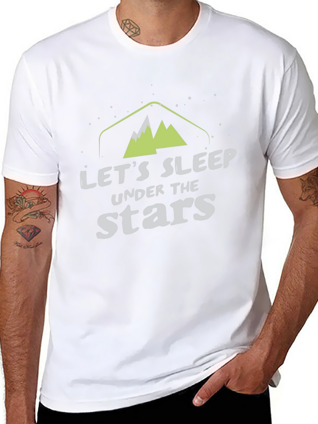 Lets Sleep Under the Stars Graphic Tee