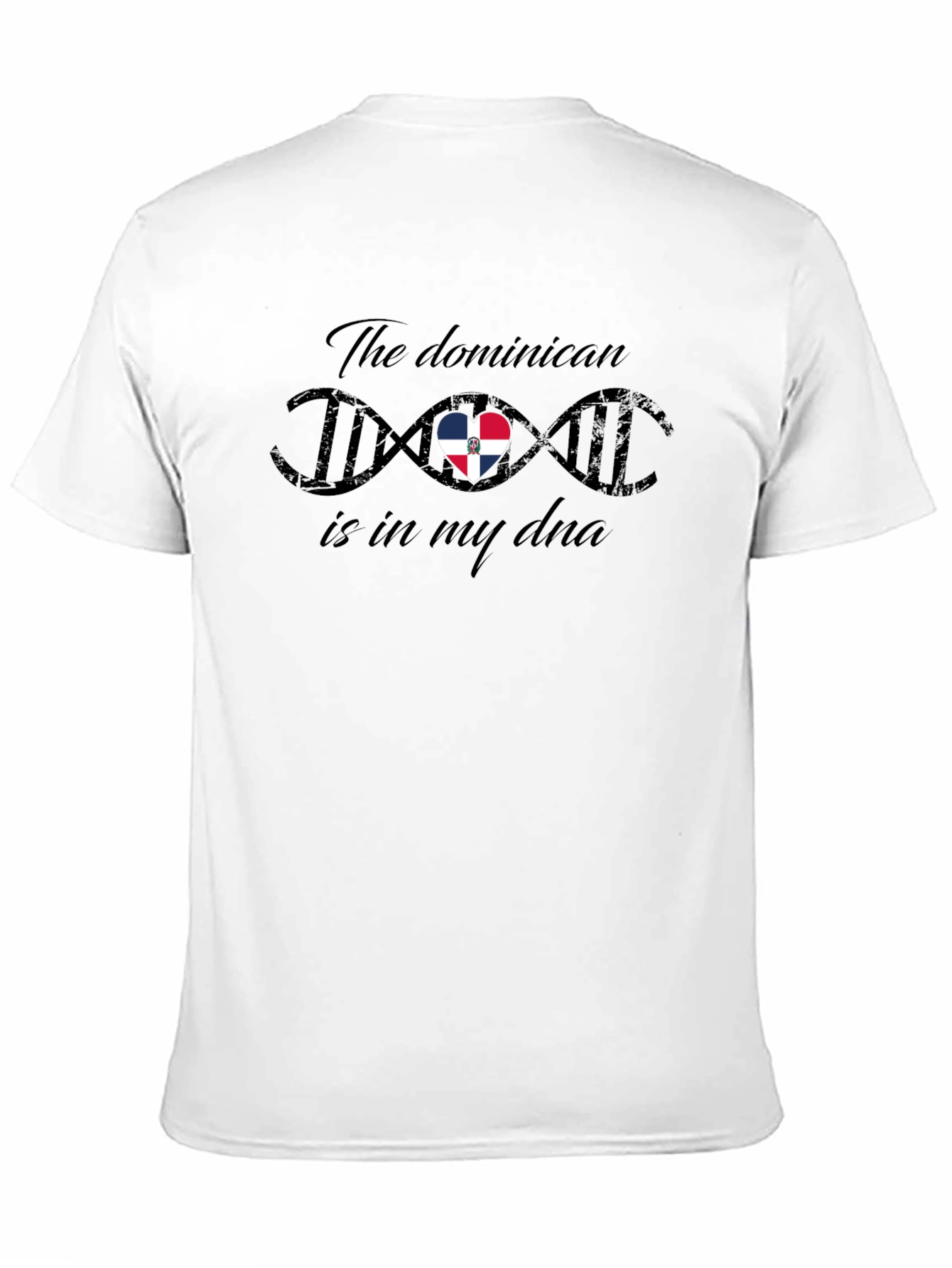 Dominican Republic Flag DNA T-Shirt