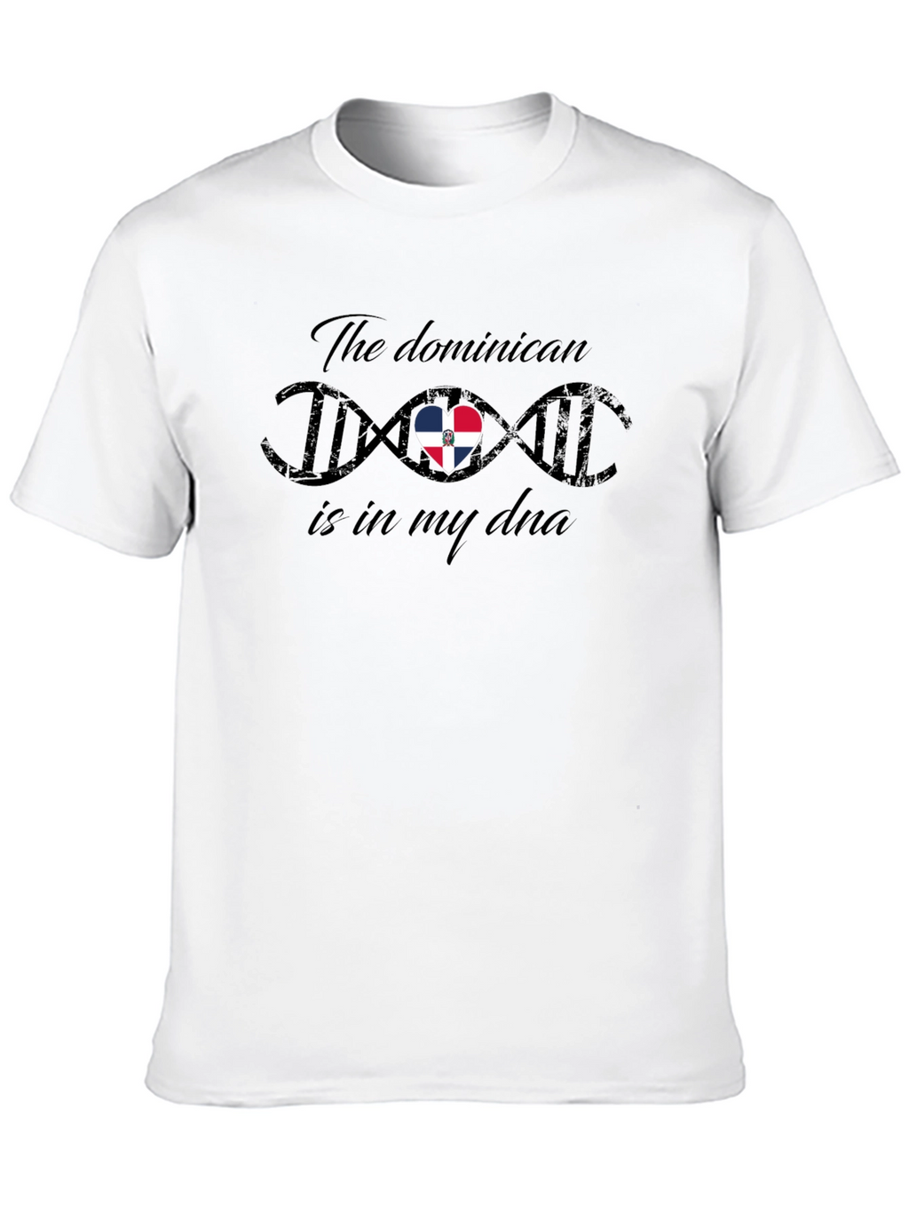Dominican Republic Flag DNA T-Shirt