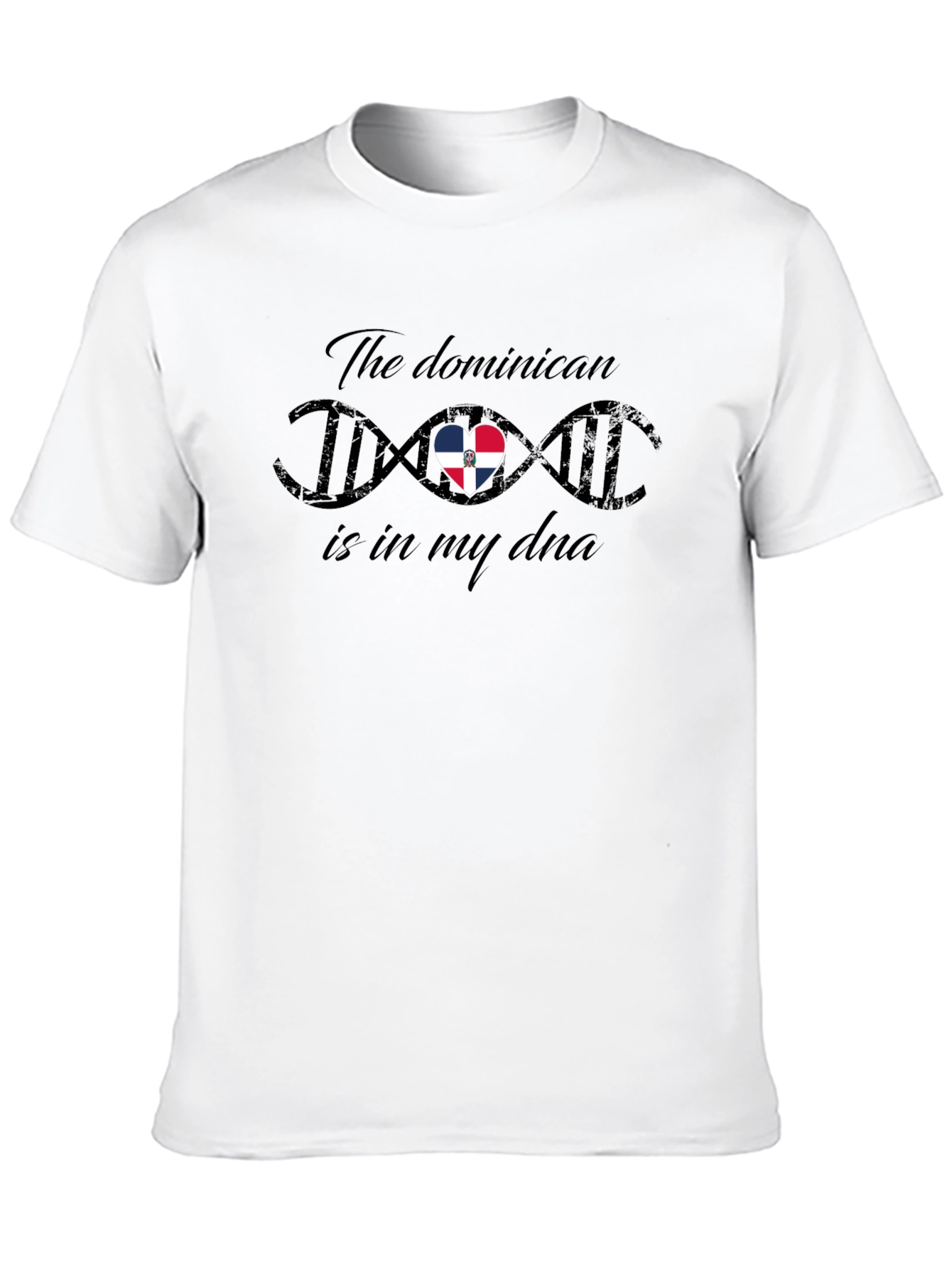 Dominican Republic Flag DNA T-Shirt