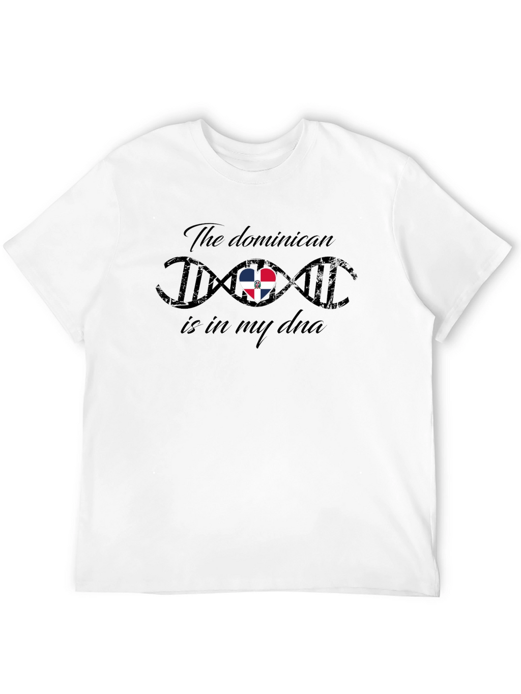Dominican Republic Flag DNA T-Shirt
